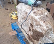 granite blocks and boulders