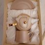 The Leonardo Collection Tea Cup, Saucer And Teapot Pearlescent With Gold Trim Image 5