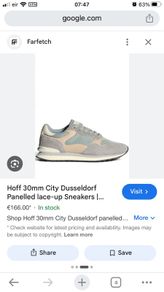 Hoff Dusseldorf city trainers size 38 worn once