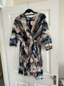 Wrap mini dress