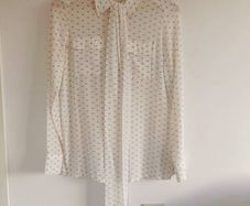 ESCADA 100% Pure Silk Designer Blouse - Elephant Print