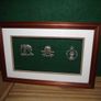 Framed Military Cap Badges Image 6
