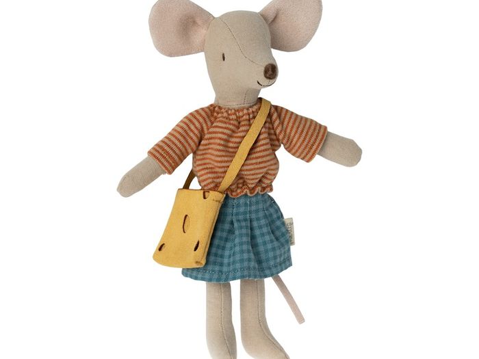 Maileg Mouse - Mum Mouse with Cheese Bag