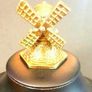Vintage Brass Windmill In great Vintage Condition Image 3