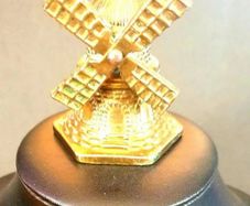 Vintage Brass Windmill In great Vintage Condition