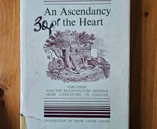 An Ascendancy Of The Heart. By Robrt O'driscoll. Introduction By Maire Cruise O'brien. Hardback Edition In Poor Condition.  See Photos For Same.