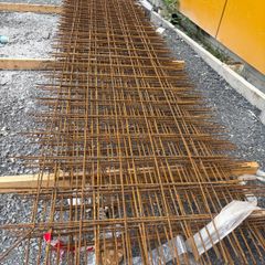 12 mm and 14 mm reinforcing steel bars and steel mesh for sale.