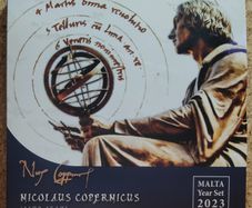 Malta Brilliant Uncirculated Euro Coin Set 2023 - Includes 2ECC Copernicus