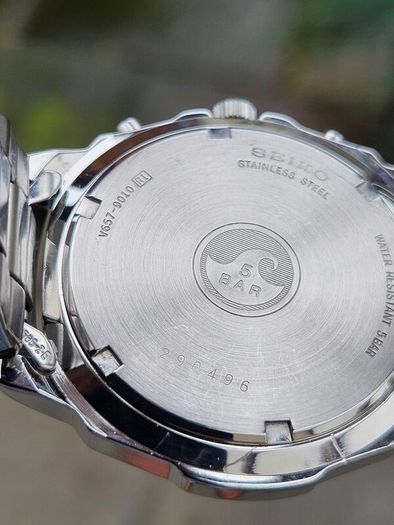 Watch Seiko Chronograph.