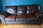 Free 3 seater leather sofa