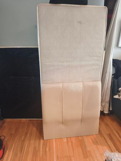 Solid Single Divan Bed Base with Matching Headboard  Clean & Sturdy Condition