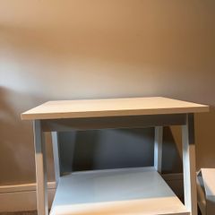 Bedside/ side table white