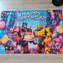 Birthday Poster Transformers 220x150cm Image 2