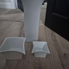 Newbridge vase and candle holder
