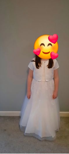 Girls Communion Dress age 9