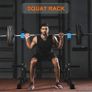 Squat Rack Multi-Function Barbell Rack Height Adjustable Dip Stand Home Gym Weight Lifting Bench Press Dip Station Push up Portable Strength Training Dumbbell Rack (FREE POSTAGE) Image 6