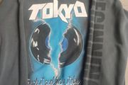 Bershka Tokyo Graphic Rock Sweatshirt Jumper Size L