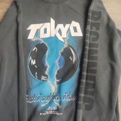 Bershka Tokyo Graphic Rock Sweatshirt Jumper Size L