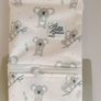 Koala Double Wet Bag Baby Infant Waterproof Diapers Nappies 30cmx50cm Portable Image 4