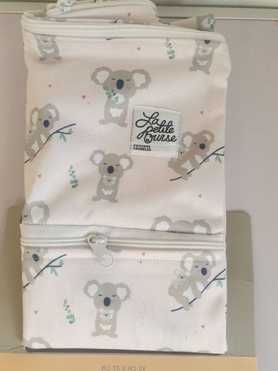 Koala Double Wet Bag Baby Infant Waterproof Diapers Nappies 30cmx50cm Portable