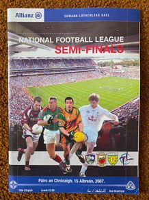 2007 Donegal v Kildare & Mayo v Galway - GAA National Football League Semi Finals Programme