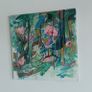 Original Painting Original Floral in Abstract Landscape Pondscape Irish Art Image 4