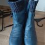 navy boots size uk 2 worn once Image 4