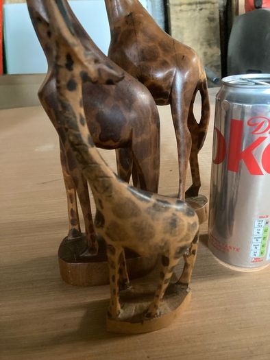 Set of giraffes