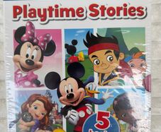 Disney Junior Playtime Stories 5 Books Plus Stickers Children Stories new Damaged Box Please see photos