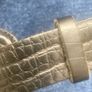 Vintage Black Leather Lady's Belt Image 5