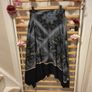 skirt paisley print asymmetrical hemline skirt H&M size small 10/12 Image 2