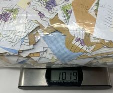 Ireland 1000 grams/ 1KG of flowers definitive (appears to be mainly 55c (Large-flowered butterwort) Stamps kiloware. Nicely clipped with little wastage