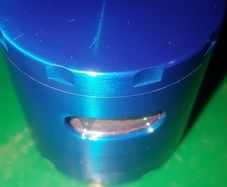 Metal Herb Grinder 55mm blue