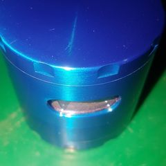 Metal Herb Grinder 55mm blue