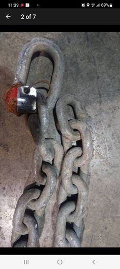 Crane chain heavy duty