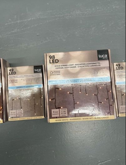 Job Lot of Outdoor Christmas Lights - Warm White