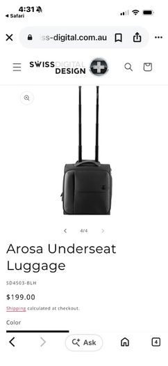 wheelie bag