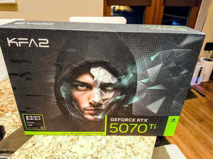 Brand New KFA2 Nvidia GeForce RTX5070Ti EX Gamer 1-Click OC RGB 16GB GDDR7 Warranty Receipt