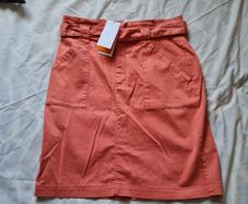 Hugo boss bochini d skirt coral cotton Size 14 brand new with tags