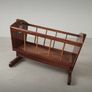 1950's Wooden Rocking Cot Image 2