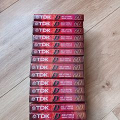 60min new sealed, TDK tapes, 3 euro each