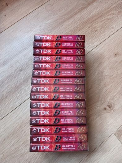 60min new sealed, TDK tapes, 3 euro each