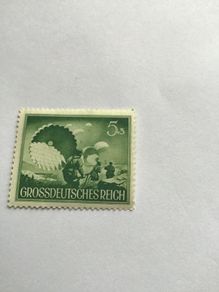 WW2 German stamp - Paratroopers