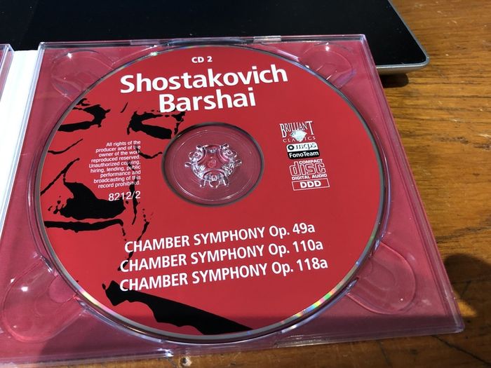 Shostakovich/Barshai " Chamber Symphonies 1-5"