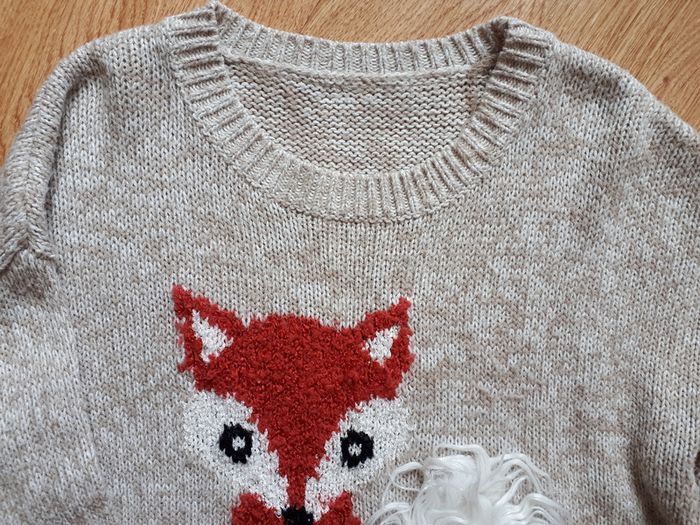 Warm Grey Jumper. Age 13-14