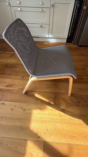 IKEA Nolmyra Chair Birch Veneer Gray