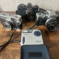 Vintage film cameras joblot
