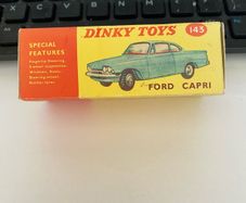 Dinky Ford Capri empty box