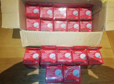 Luminux GU10 non-dimmable led bulbs x17