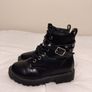 Kids Black Boots Image 3